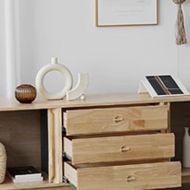 Rothbury, 25.59"H x 78.74"L x 15.74"W, Natural Wood