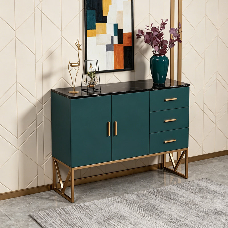 Buffet Modern Green, 35.43" H x 47.24" W x 15.75" D