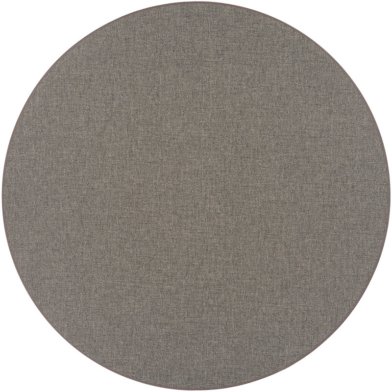 Calabasas Solid Colour Hand Woven Area Rug, Round 160cm