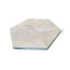 Carreaux de marbre hexagonal en pierre naturelle pour plancher et mur, 1 boîte de 12 pièces-112631557