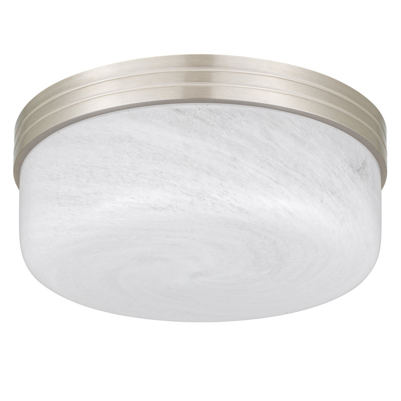 Plafonnier encastré en nickel brossé 3 lumières Langford