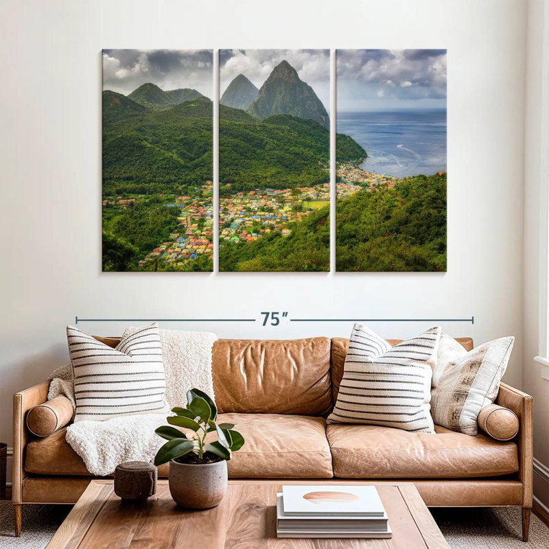 Gillard Saint Lucia, 42" H x 65" W