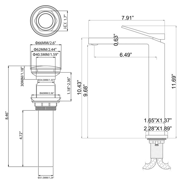 Dimensions du produit