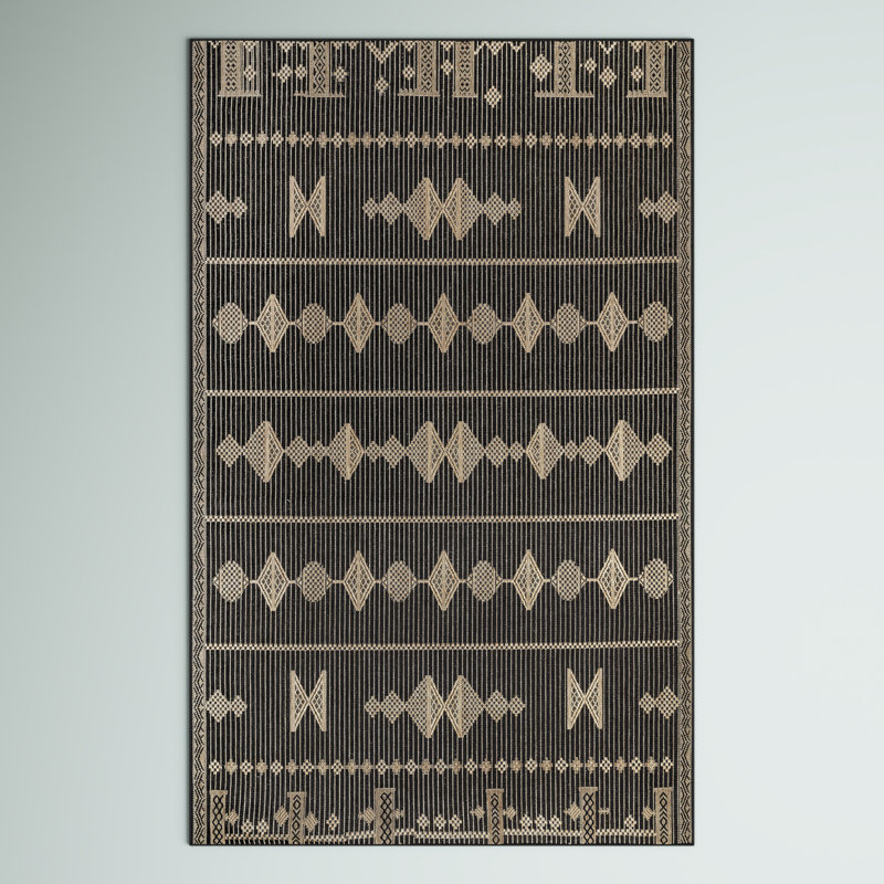 Tapis géométrique intérieur / extérieur Batista, Rectangle 4 pi x 6 pi