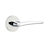 Poseidon Flat Passage (Hall & Closet) Door Lever with Round Rosette