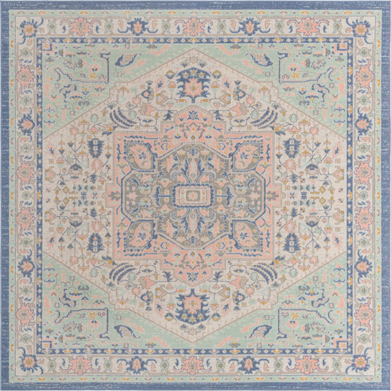 Orcon Oriental Indoor Rug, Square 8'