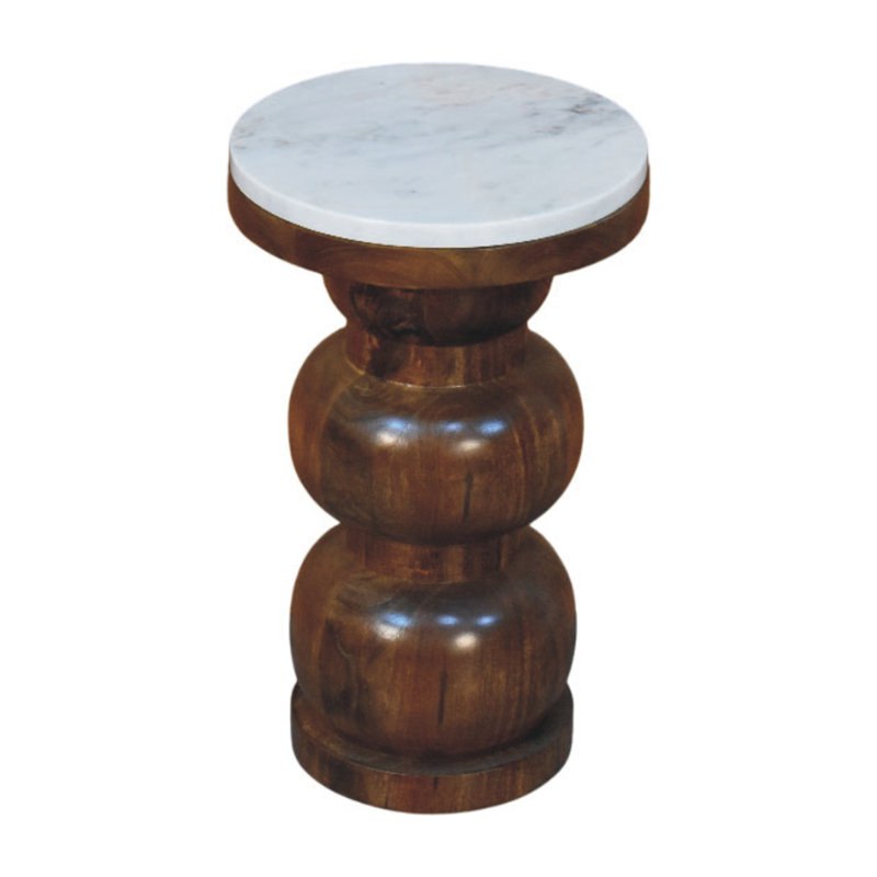 Solid Wood Frame End Table