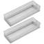 YBM Home White Mesh Desk Drawer Organizer Tray For Home And Office - Multipurpose Storage Holder