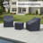 Layinsun Swivel Gliders Patio Seating Set Outdoor Furniture Covers