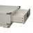 Side Table With Metal Corners, White-133880056