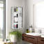 Tyree 300mm W 600mm H Surface Framed Medicine Cabinet Mirror 3 Fixed
