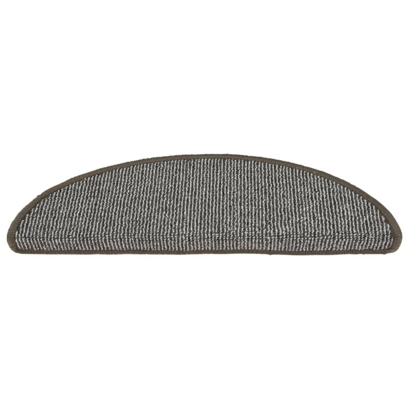 Beaty Non-Slip Stair Tread, Grey, Semi-Circle 17cm x 56cm