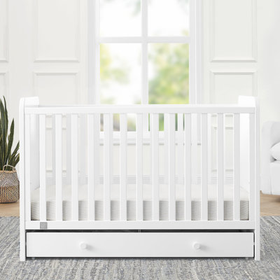 Babygap Graham 4-In-1 Convertible Crib With Storage Drawer - Greenguard Gold Certified, Bianca White -  W173130-130