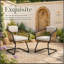 La chaise de salle à manger en osier-ENSEMBLE de 2 est conçue pour élever votre patio, votre balcon ou votre jardin dans un endroit confortable et élégant pour la détente et la connexion.