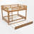 Queen Over Queen Bunk Bed With Trundle-1410143122