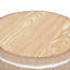 Repose-pieds rond avec rangement en bois 17 po Sherpa-1558078056