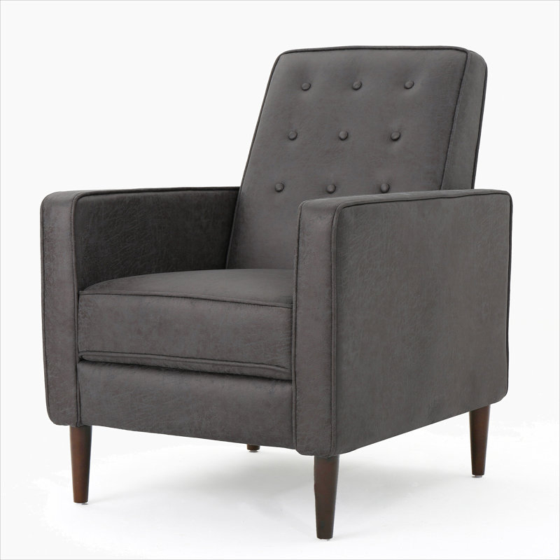 Fauteuil inclinable manuel 27,25 po Ruthie, Microfibre ardoise