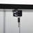 Two-Door Glass Display Cabinet 3 Shelves With Door, Glass Display Case, Floor Standing Curio Bookshelf-1100149815