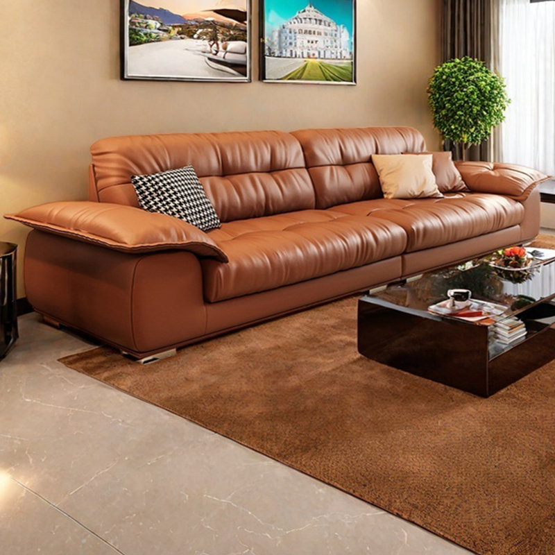 Canapé en nuage italien de style italien, H 34,25 po x l 133,85 po x P 38,18 po, 5