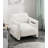 Uma 30" Wide Modern Bouclé Accent Chair with Sculpted Arms & Plush Cushioning - Beige-1209057592