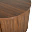 Table basse à plateau relevable de 47,2 po avec compartiment caché, table centrale en bois partiellement assemblée, plateau de table ovale moderne pour le salon