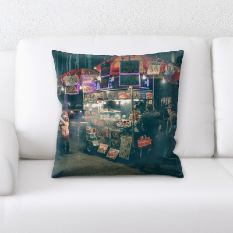 Microsuede Throw Pillow