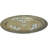 Early 20th Century Hand-engraved Moroccan Brass Wall Plate