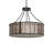 24" Wide Glendale Mission Inverted Pendant