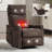 Heat Massage Manual Recliner Chair With Rocker And Swivel-561426462