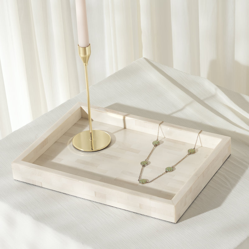 Sabi Resin/Mdf Rectangle Tray