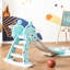 Glissade avec cerceau - pliable et charmant 18 mois 4 ans Blue Joy Divertissant