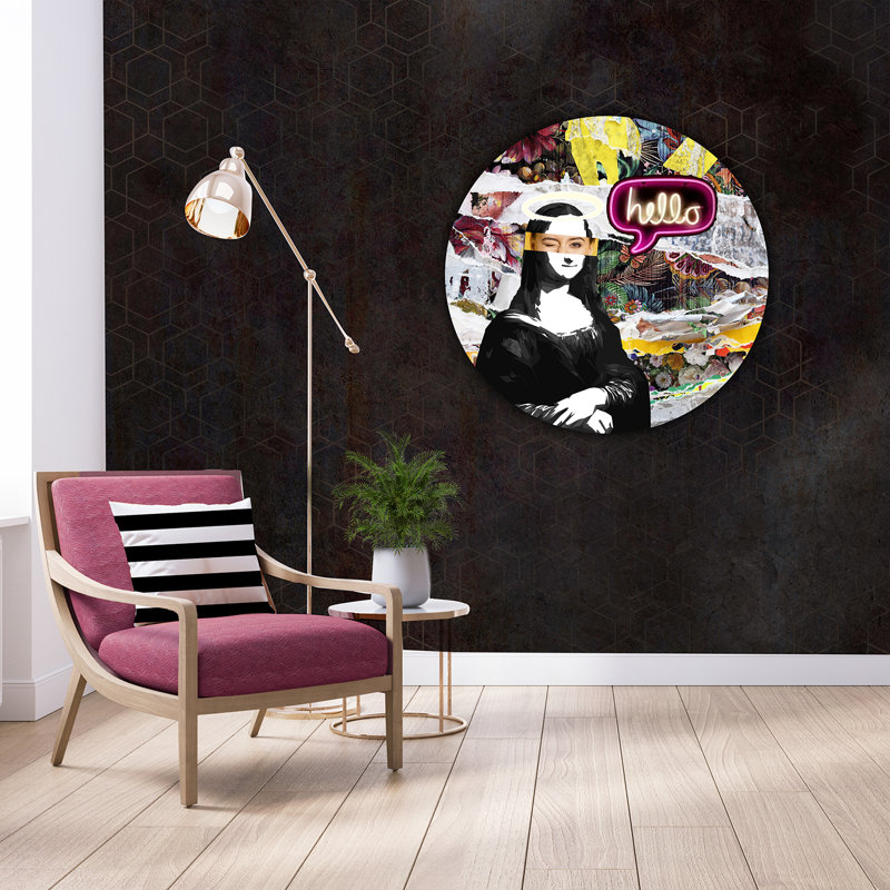 Forever City Girl Wallcircle, 100cm H x 100cm W x 0.5 cm D