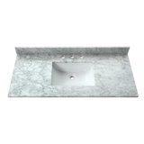 49'' Marble Single Bathroom Vanity Top with Sink