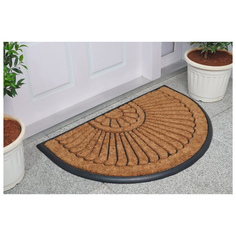 Brewton Non-Slip Floral Indoor Doormat, 36" W X 24" L
