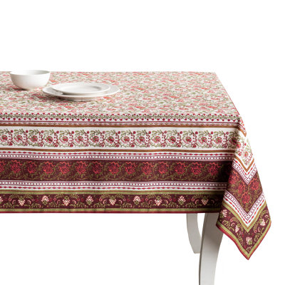 Maison d'Hermine Reveillon Au Jardin 100% Cotton Tablecloth - 60" x 60"