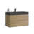36" Modern Bathroom Unit - Ample Drawer Storage, Silent System Oak Vanity 36", Style, Generous Function