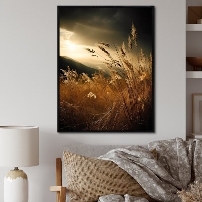 " Beachgrass In Motion At Sunset I "