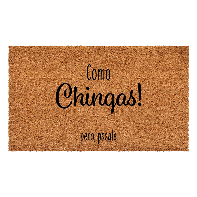 Como Chingas pero pasale Doormat 24" x 36"