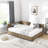 Full Size Daybed With Two Drawers-870730925-870730921