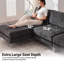 Repose-pieds modulaire rembourré surdimensionné à 8 places pour 3 personnes-826683551