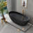 Modern Noir 65" X 29" High-Quality Solid Surface Freestanding Tub With Ultra-Thin Edge For Ultimate Relaxation-108948320