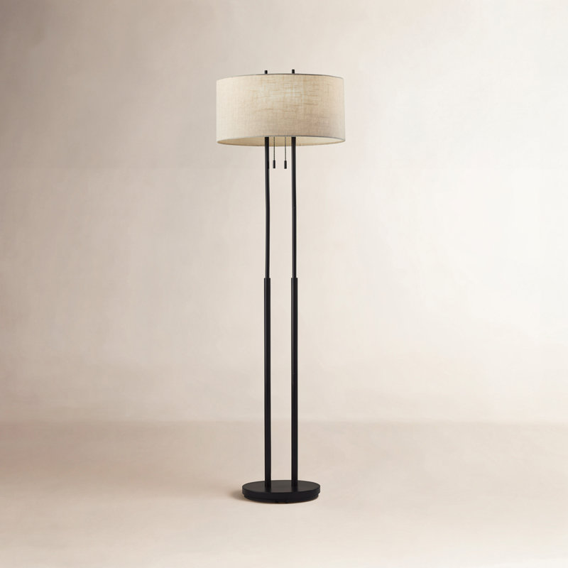 Baskett Amarilla 62" Floor Lamp, Bronze