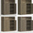 Cesiro 6-Tier Bookcase With 2 Fluted Doors And Adjustable Shelves-51567918