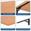 Wall-Mounted Folding Workbench, 29.9" Foldable Work Table, Space-Saving Wall Desk-740078800-740078803