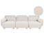 Modular Sofa 3 Seater Temarion Off-White Boucle