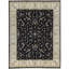 Elegance Oriental Area Rug in Black/Gray/Ivory