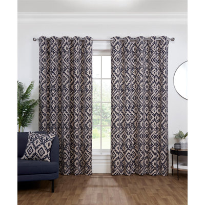 Digiacomo Semi Sheer Curtain Pair