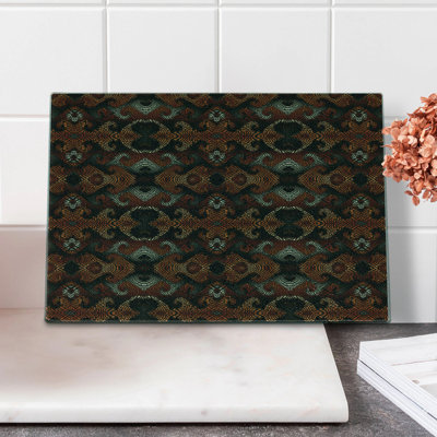 East Urban Home Glass Abstract Cutting Board