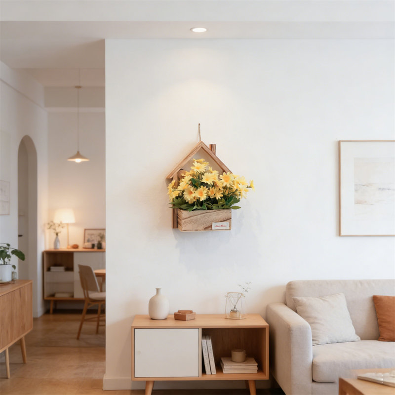 Wall-Mounted Artificial Flower