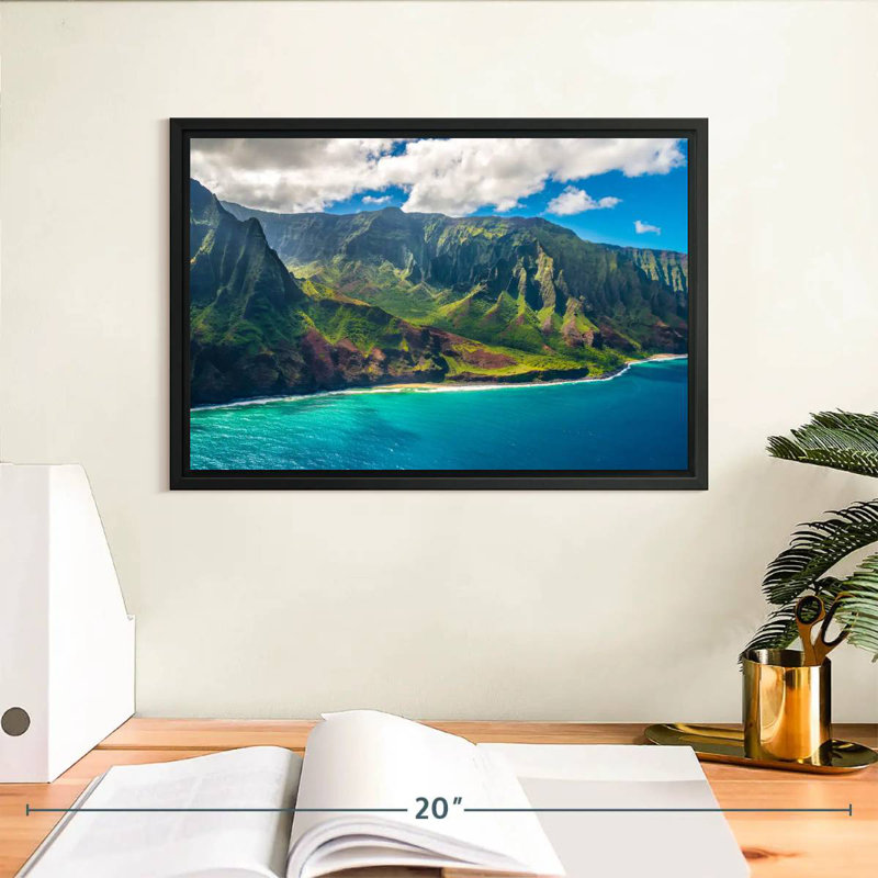 Kauai, Cadre flottant noir, 13 po x 9 po